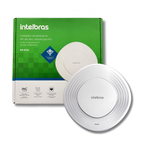 ROTEADOR EMPRESARIAL W6 AP RW 6302 AX INTELBRAS 4750261
