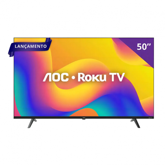 SMART TV 50POL. PHILIPS LED 4K 50AOC 50U7045/78 ROKU