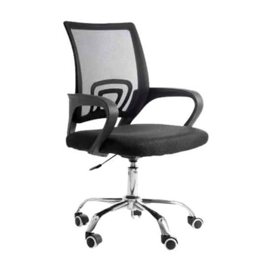 CADEIRA PARA ESCRITORIO PRETA FORTT 1050