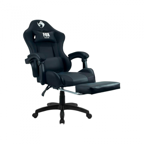 CADEIRA GAMER FOX RACER ZERDA COM APOIO DE PES PRETA W20