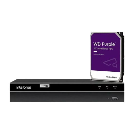 DVR 8 CANAIS MHDX 1208-C DUAL AUDIO C/HD 1TB INTELBRAS 4581255