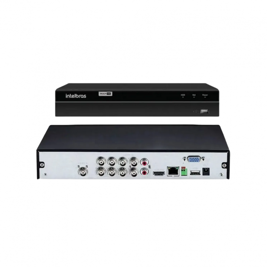 DVR 8 CANAIS MHDX 1208-C DUAL AUDIO C/HD 1TB INTELBRAS 4581255