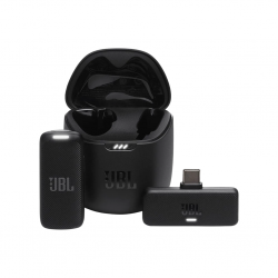 MICROFONE SEM FIO DE LAPELA JBL QUANTUM STREAM WIRELESS USB-C PRETO