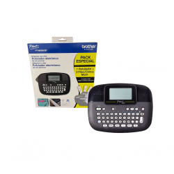 ROTULADORA BROTHER PT-M95 12MM X 4M PRETA