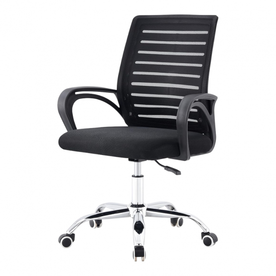 CADEIRA DE ESCRITORIO FOR TT 928 PRETA