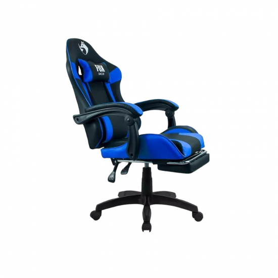 CADEIRA GAMER FOX RACER ZERDA  COM APOIO DE PES AZUL W20