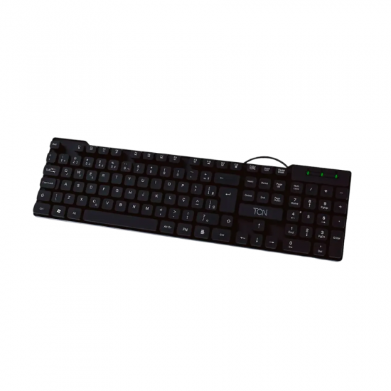 TECLADO COM FIO SLIM 950 TCN PRETO