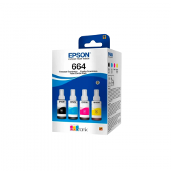 KIT 4 TINTAS 644 BLACK / CYAN / MAGENTA / YELLOW