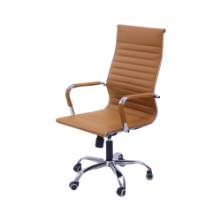 CADEIRA DE ESCRITORIO FORTT P840B MARROM