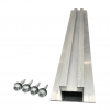 KIT PERFIL DE ALUMINIO ID0377 0,55M NEW LIGHT + 4 PARAFUSOS