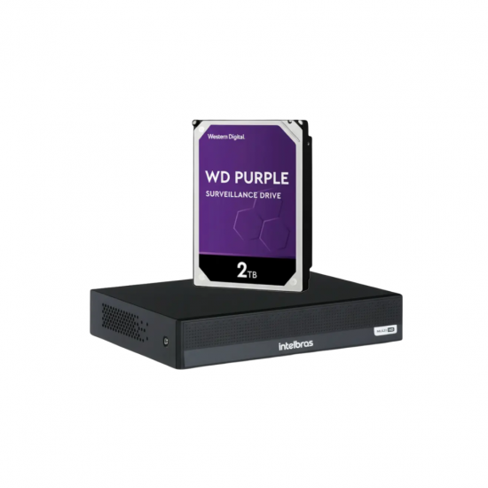 DVR 8 CANAIS MHDX 1208-C DUAL AUDIO C/HD 2TB INTELBRAS 4581258