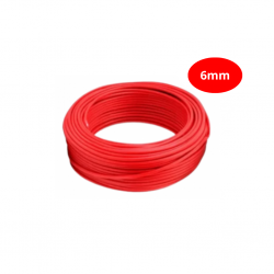 CABO SOLAR FOTOVOLTAICO VERMELHO 1X6,0MM2 1,8KV CA 1 METRO CABEL