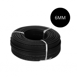 CABO SOLAR FOTOVOLTAICO PRETO 1X6,0MM2 1,8KV CA 1 METRO CABEL