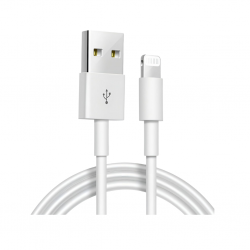 CABO PARA CELULAR USB-A/LIGHTNING HY-081P 1M HEYL BRANCO
