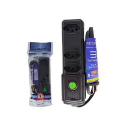 FILTRO DE LINHA 3T NATICON PRETO