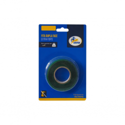 FITA ADESIVA DUPLA FACE EXTRA FORTE GUEPAR 19MMX2M 15CM 800G