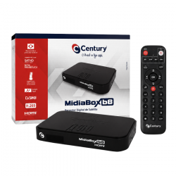 RECEPTOR MIDIABOX B8 VIA SATELITE SATHD CENTURY