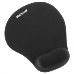 MOUSEPAD MULTILASER AC021 COM APOIO EM GEL PRETO