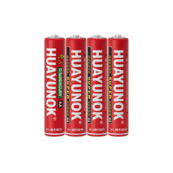 PILHA PALITO AAA ZINCO HUAYUN COM 4 UNI R3