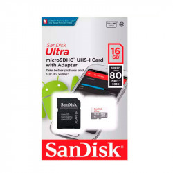 CARTAO DE MEMORIA 16GB SANDISK SDSQUNS-016G-GN3MA