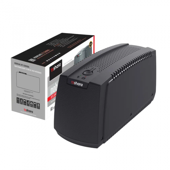 NOBREAK 2000VA SENOIDAL BIV/BIV BS 2X9AH 8T USB 1EXP24 TS SHARA