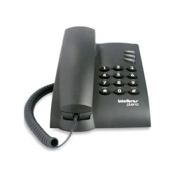 TELEFONE COM FIO PLENO PRETO SEM CHAVE INTELBRAS 4080051
