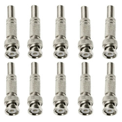 CONECTOR BNC MOLA PARAFUSO C/10 UNI