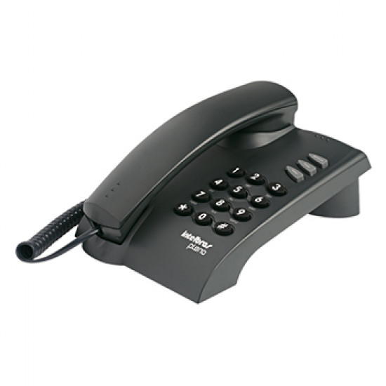 TELEFONE INTELBRAS PLENO C/CHAVE 4080057 PRETO
