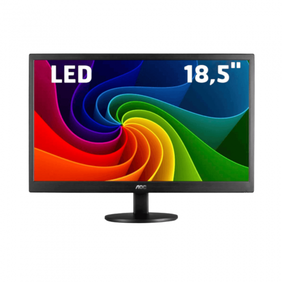 MONITOR 18,5 AOC PRETO E970SWHNL 60Hz/HDMI/VGA MONITOR 18,5 AOC PRETO E970SWHNL 60Hz/HDMI/VGA