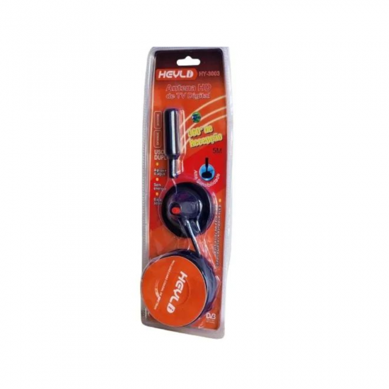 ANTENA DIGITAL INTERNA FM/VHF/UHF/HDTV HY-3003 HEYLI 5METROS