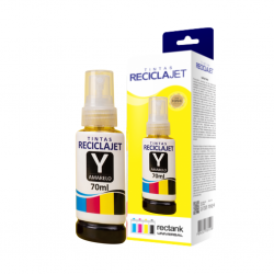 REFIL UNIVERSAL RECICLAJET AMARELA 70ML