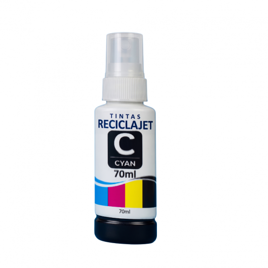 REFIL UNIVERSAL RECICLAJET AZUL 70ML