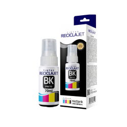 REFIL UNIVERSAL RECICLAJET PRETA 70ML