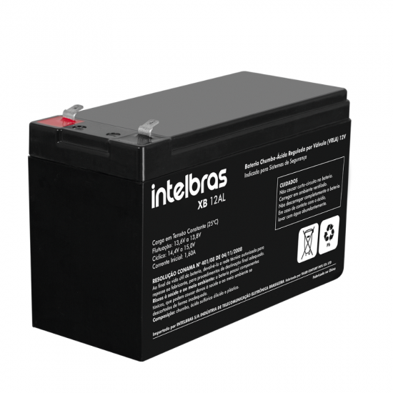 BATERIA INTELBRAS 12V/5,6Ah XB 12AL 4821001 BATERIA INTELBRAS 12V/5,6Ah XB 12AL 4821001