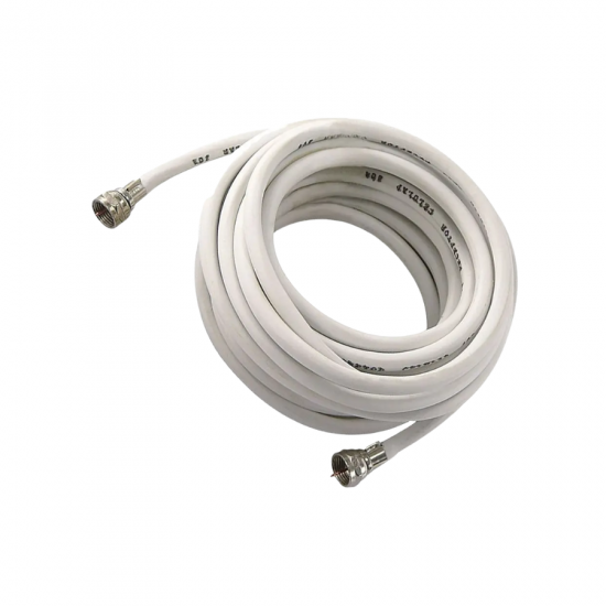 CABO PARA ANTENA RG6 67% 10MT COM CONECTOR