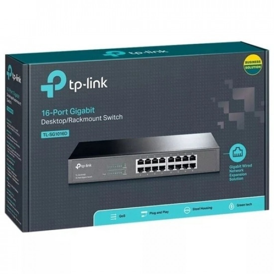 SWITCH 16P 100/1000 GIGA NAO GERENCIAVEL TL-SG1016D TP-LINK SWITCH 16P 100/1000 GIGA NAO GERENCIAVEL TL-SG1016D TP-LINK