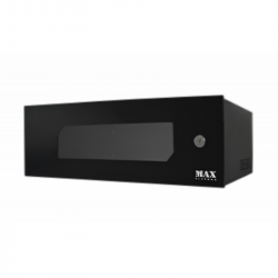 MINI RACK 3U 19P 350MM ACR C/02 CHAVES MAX PRETO