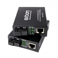 CONVERSOR DE MIDIA GIGABIT ETHERNET SC MONOMODO A+B 5KM CFO-NK1000