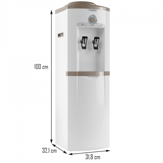 BEBEDOURO ESMALTEC COLUNA EGC35B BRANCO 220V