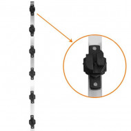 PERFIL PARA CERCA TUBO QUADRADO 25X25 1 MT C/6 ISOL W - PARAFUSO 0885