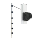 PERFIL P/ CERCA TUBO QUADRADO 25X25 1,20 MT C/6 ISOL W -PARAFUSO 0909