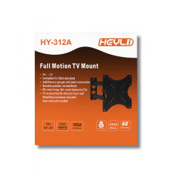 SUPORTE PARA TV TRI-ARTICULADO HY-312A HEYLI 10 Á 55 MÁX 35KG