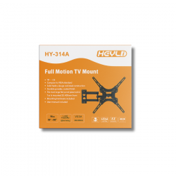 SUPORTE PARA TV TRI-ARTICULADO HY-314A HEYLI 32 Á 60 MÁX 22KG