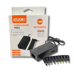 CARREGADOR UNIVERSAL PARA NOTEBOOK 120W POWER ADAPTER HEYLI