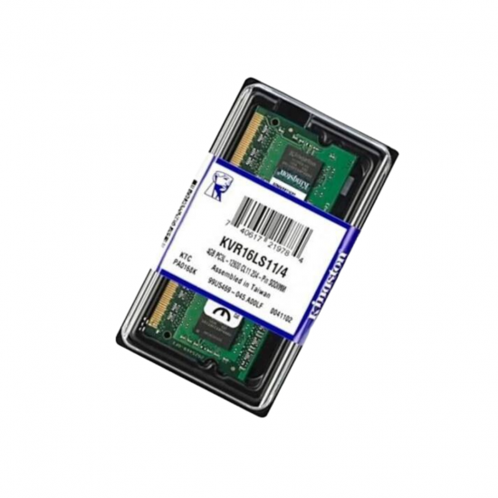 MEMORIA PARA NOTEBOOK 4GB DDR3 1600MHZ/12800 KVR16LS11/4 KINGSTON