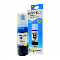 REFIL RECICLAJET EPSON 504/544 CYAN 70ML