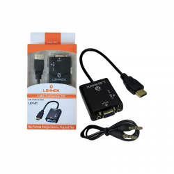 CABO CONVERSOR HDMI X VGA LEHMOX LEY-01