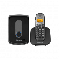 TELEFONE SEM FIO COM RAMAL EXTERNO TIS 5010 INTELBRAS 4521102