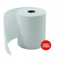 BOBINA PARA CALCULADORA 57MMX30M BRANCA RIO BRANCO 56G UNIDADE