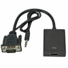 ADAPTADOR VGA PARA HDMI EXBOM AUDIO E VIDEO CC-VHA30